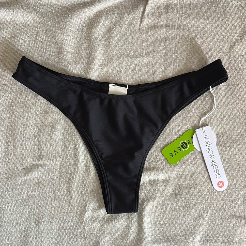 Sisstrevolution Black Bikini Bottom